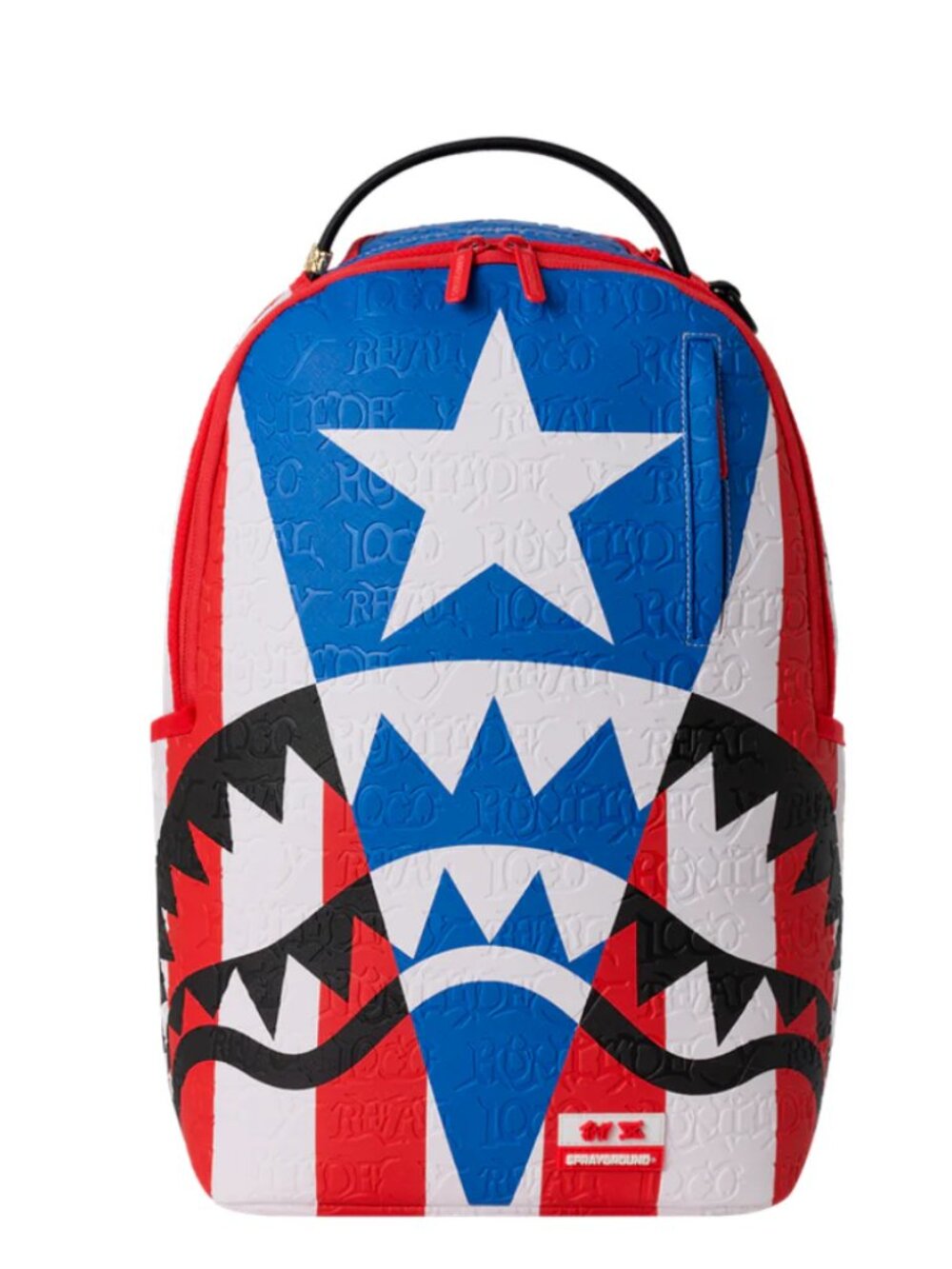 Sprayground Jon Z Puerto Rico Flag Center Shark BACKPACK